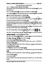 Bài tập Hình học Lớp 11 - Chương 3 Quan hệ vuông góc - Nguyễn Tiên Tiến